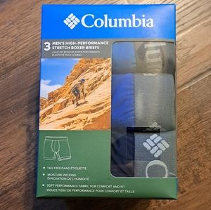 NIB Men's Columbia High Perfromance Stretch Boxer Briefs
